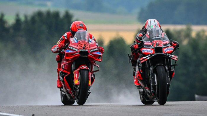 Duel Seru! Marco Bezzecchi vs Marc Marquez di MotoGP Hungaria 2025